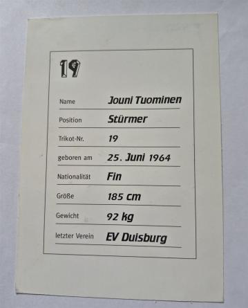 1998_99_Autogrammkarte Jouni Tuominen_hinten_Ralf Wank