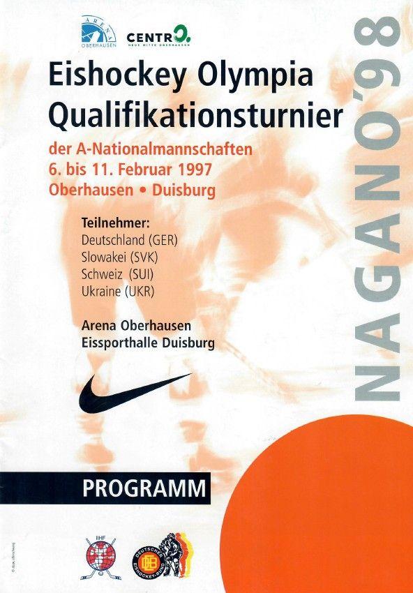1998 Nagano - Programmheft